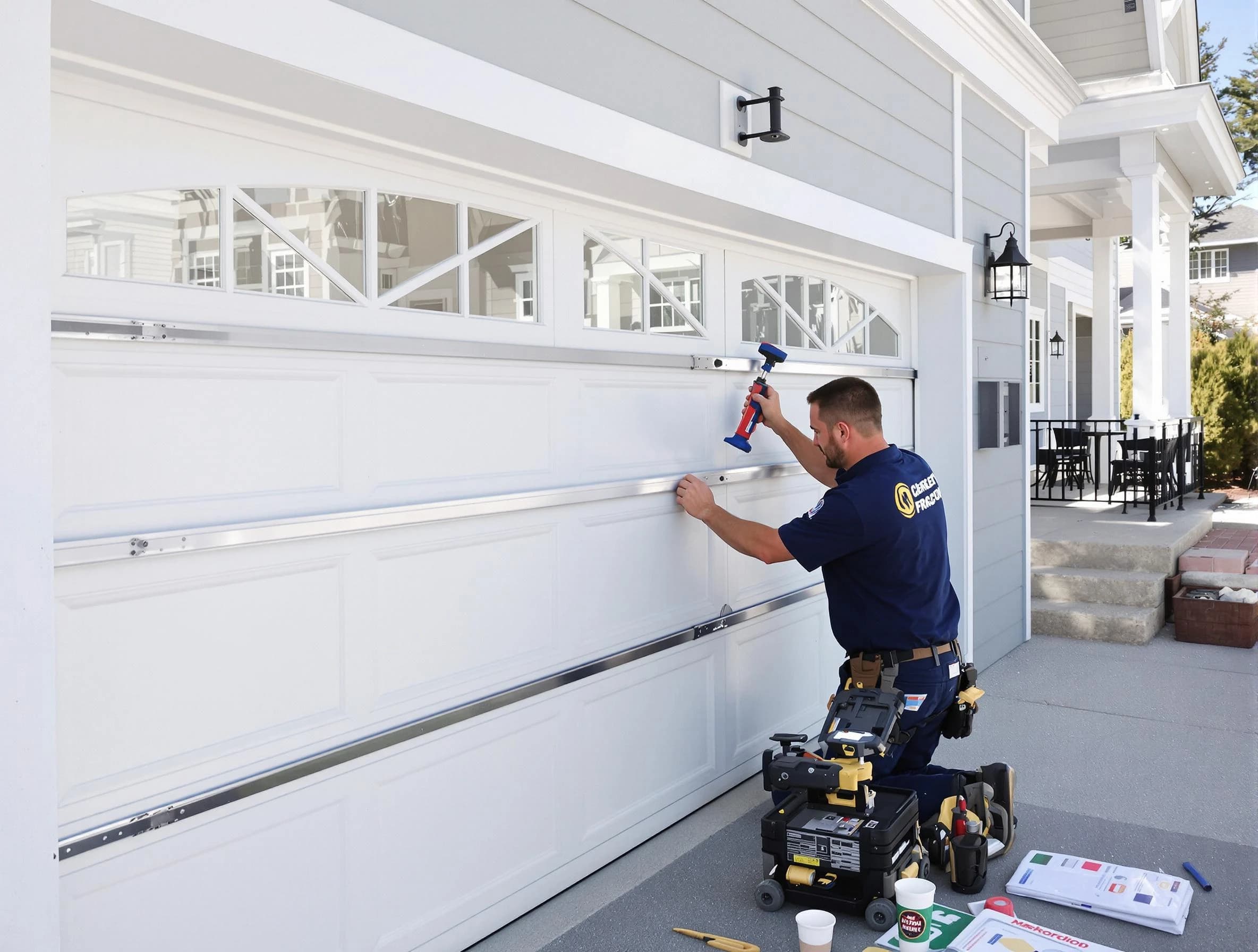 Professional garage door installation by North Brunswick Garage Door Repair in North Brunswick