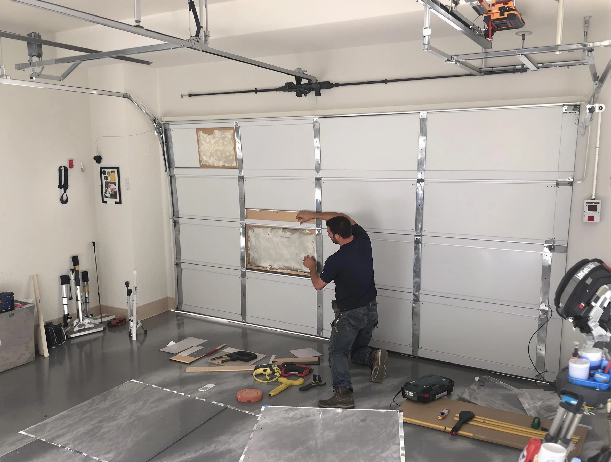 Garage Door Panel Repair in North Brunswick